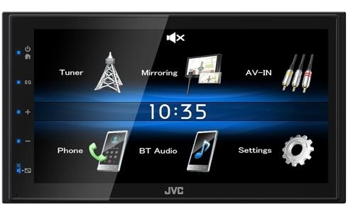JVC KW-M25BT, bilstereo med Bluetooth, 6,8