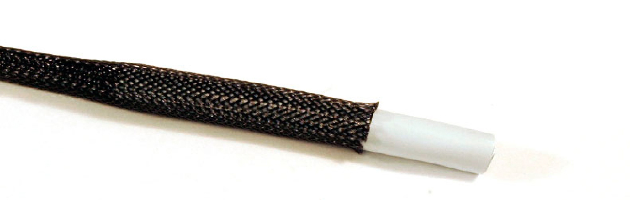 Kabelstrumpa svart polyster 8-17mm