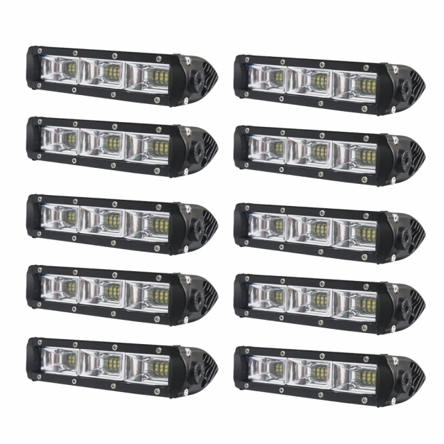 10-pack Nizled LED back-/arbetsljus, 27W, arbetsljuspaket