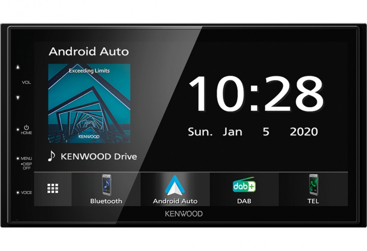Kenwood DMX5020DABS bilstereo med CarPlay & Android Auto i gruppen Bilstereo / Bilstereo dubbeldin hos CD Bilradio (121DMX5020DABS)
