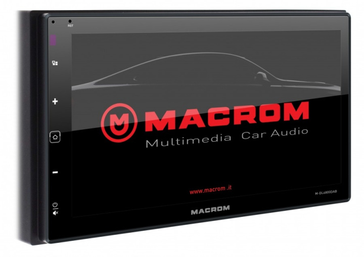 Macrom M-DL6800DAB, bilstereo med Bluetooth, DAB och 2 par lågnivåutgångar i gruppen Bilstereo / Bilstereo dubbeldin hos CD Bilradio (175MDL6800DAB)