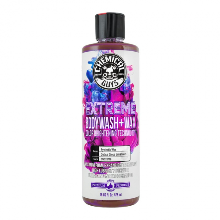Chemical Guys Extreme Bodywash+Wax skyddande bilschampo, 473 ml i gruppen Kampanjer / Påsk-kampanj hos CD Bilradio (179CWS20716)