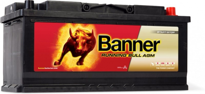 Banner Running Bull AGM 950A 105Ah, startbatteri i gruppen Tillbehör / Batteri och batteritillbehör hos CD Bilradio (420BANNER605)