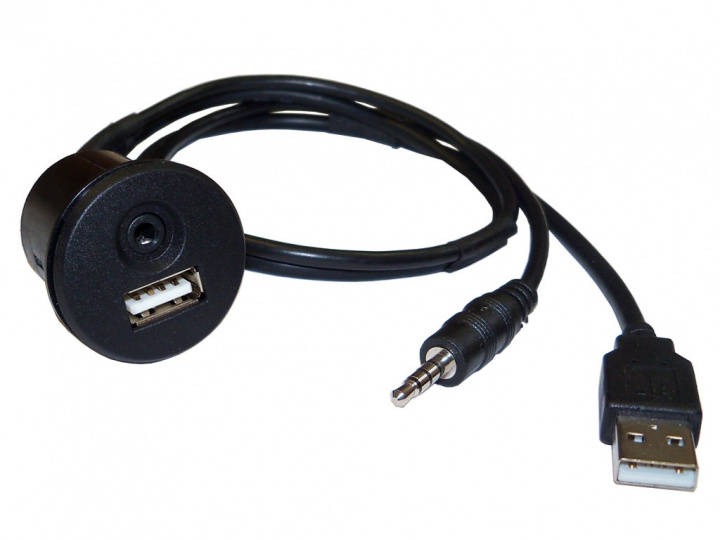 Connects2 Aux- och USB-adapter Nissan 11> i gruppen Modellanpassat / Nissan / Micra / Micra 2017- hos CD Bilradio (701CTNISSANUSB)