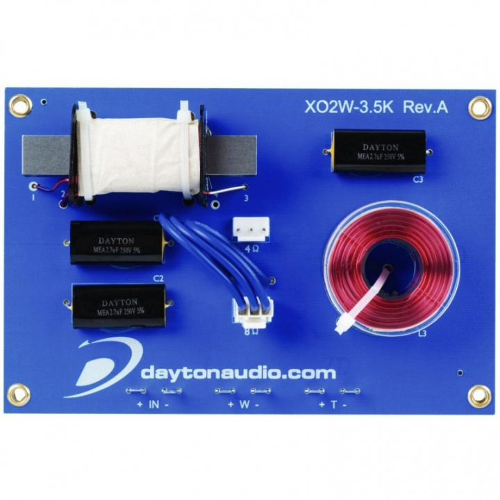 Dayton Audio XO2W-3.5K i gruppen Tillbehör / Delningsfilter hos CD Bilradio (860XO2W35K)
