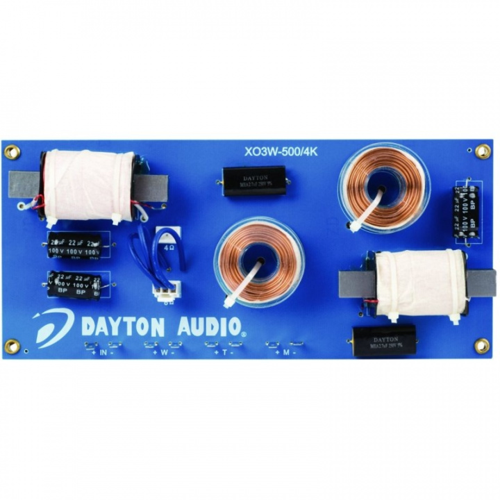 Dayton Audio XO3W-500/4K i gruppen Tillbehör / Delningsfilter hos CD Bilradio (860XO3W5004K)