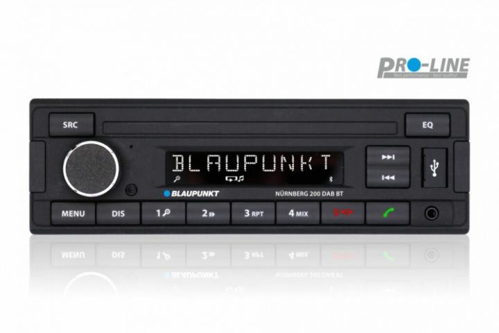 Blaupunkt Nürnberg 200 DAB BT, retro bilstereo med Bluetooth i gruppen Bilstereo / Bilstereo enkeldin hos CD Bilradio (872NB200)