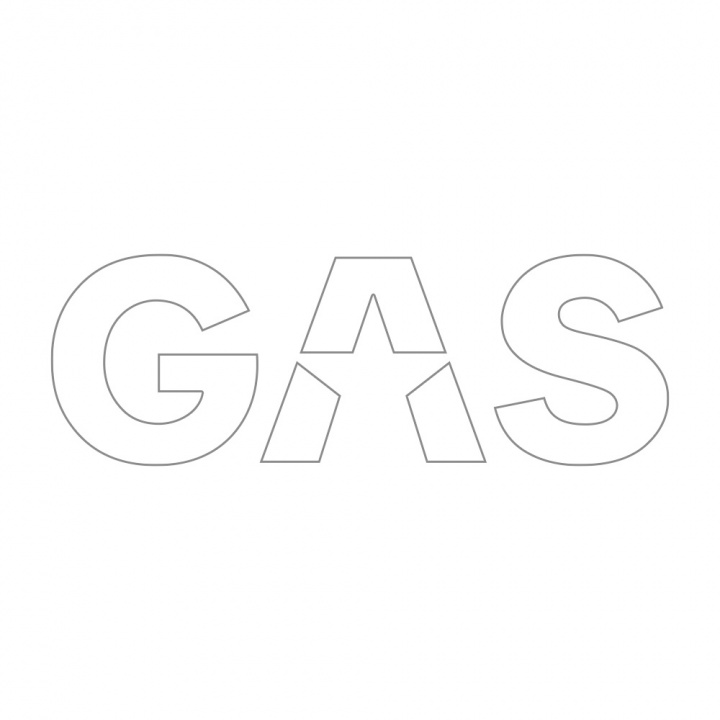 GAS-klistermärke 45x15.5cm, vit i gruppen Tillbehör / Övrigt / Dekaler / Reklam mm, hos CD Bilradio (909LOGOCLW)