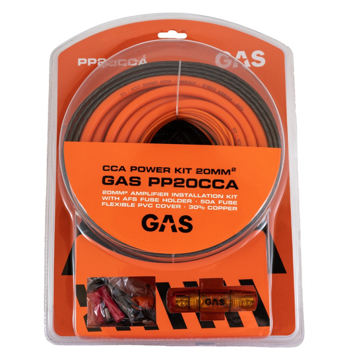 GAS PP20CCA, 20mm² 30/70 CCA-kabelkit i gruppen Kampanjer / Utförsäljning GAS tillbehör hos CD Bilradio (910PP20CCA)