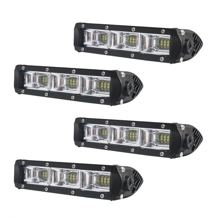 4-pack Nizled LED back-/arbetsljus, 27W, arbetsljuspaket i gruppen LED-Belysning / Ljuskit & paket hos CD Bilradio (SETB27RFX4)